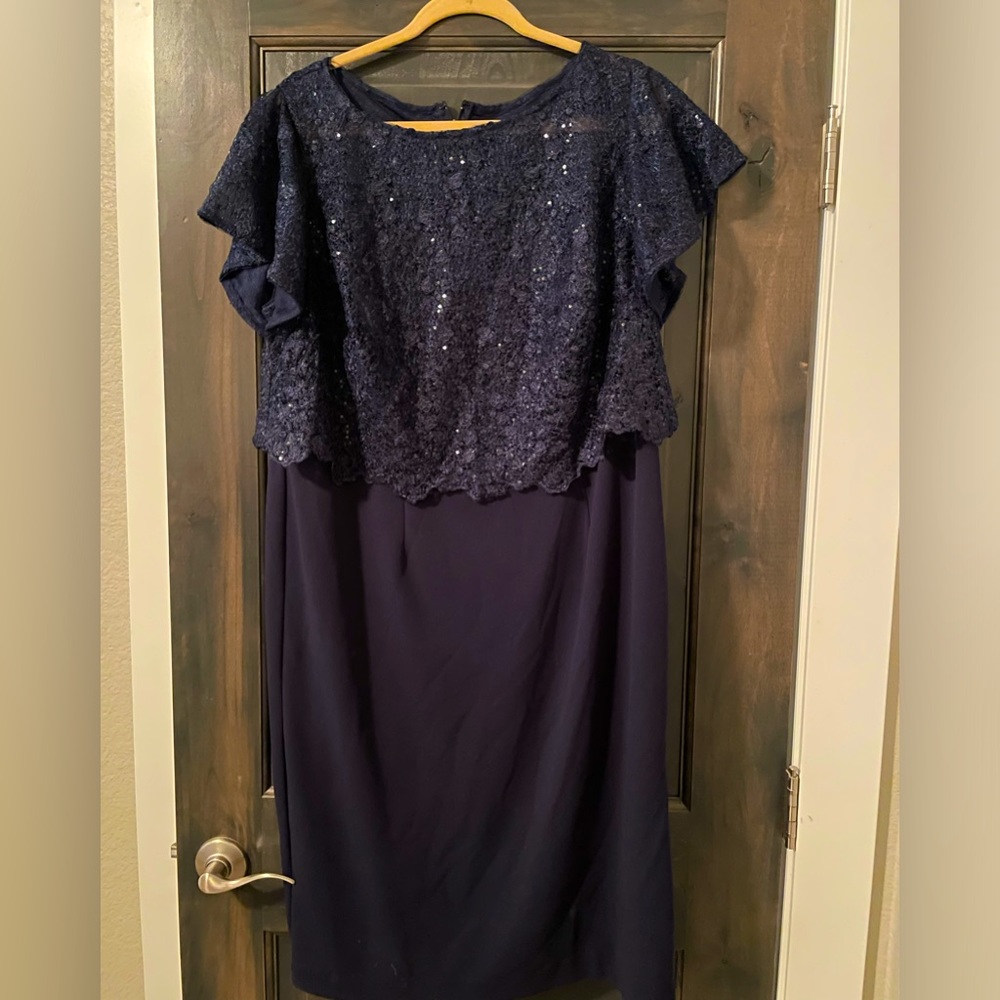 Mother of Bride/Groom Navy Dress formal